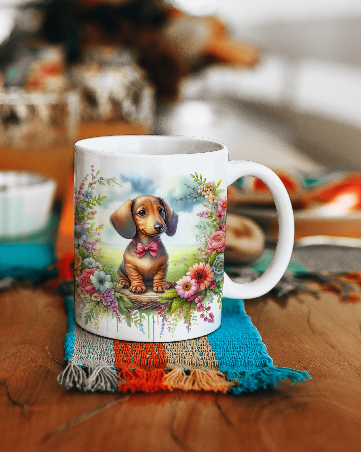 Cute adorable puppy dachshunds